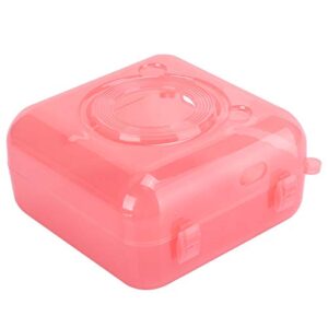 qinlorgo pocket printer case, exquisite sturdy printer protective shell, for peripage(pink)