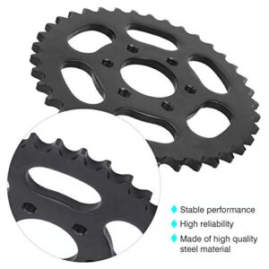 Scooter Sprocket 428 Reliability Stable Rear Sprocket Steel Material 37 Teeth Sprocket for Scooter