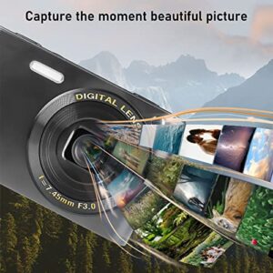 LebonYard Digital Camera 18MP 2.7 Inch LCD Screen 8X Digital Zoom FHD 1080P Digital Camera Small Camera for Teens Students Seniors