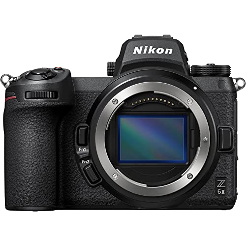 Nikon Intl. Nikon Z6II Mirrorless Digital Body Only CMOS Camera Case, 128GB Additional Memory, LED Light, Cleaning Pen compact Z 6II 1659 Z 6II