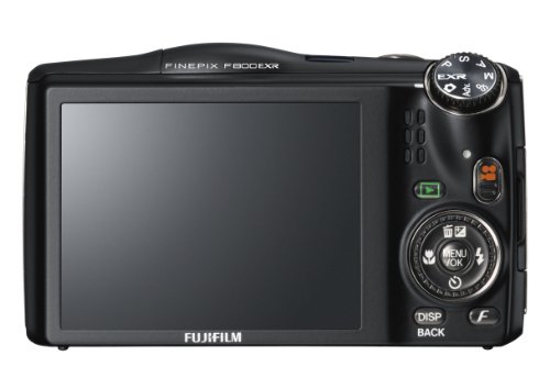 FUJIFILM Digital Camera FinePix F800EXR (Black) 16MP EXR-CMOS Wide angle24mmOptical Zoom20"{ F FX-F800EXR B - International Version