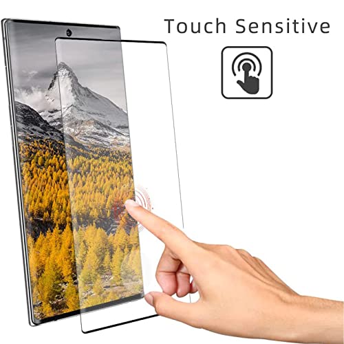 BIIKoil [2+2 Pack] for Samsung Galaxy S22 Ultra 5G Screen Protector Tempered Glass Camera Lens Protector,Touch Sensitive,Fingerprint Support,9H Hardenss(6.8")