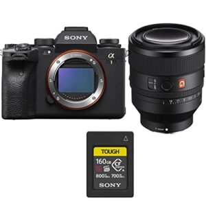 sony alpha 1 mirrorless digital camera fe 50mm f/1.2 g master lens tough 160gb cfexpress type a memory card