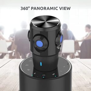 TOUCAN 360 Video Conference Room Camera System with Omnidirectional Microphone, 360 Degree Camera and Built in Speakers