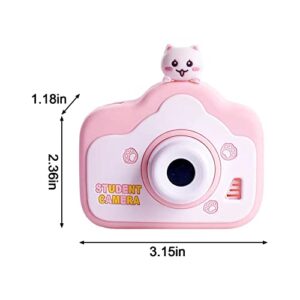 Children's Hd Front and Rear Dual Camera 2000w Mini 2.0 Inch Camera Camera Video Game Music Integration Including 32g Memory Card,Easy to Use,Durable