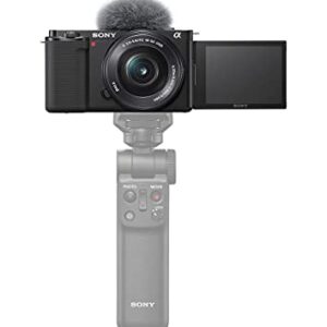 Sony Alpha ZV-E10 - APS-C Interchangeable Lens Mirrorless Vlog Camera Kit - Black (Renewed)