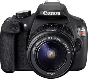 canon eos rebel t5 18.0mp camera with ef-s 18-55mm iii kit international version (no warranty) (renewed)