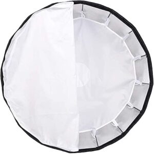 Godox QR-P120 47 Inch Parabolic Softbox Bowens Mount, Quick-Setup Quick-Folding, with Front & Inner Diffuser and Carrying Bag for Godox SL60W VL150 UL150 SL150II SZ150 and Other Bowen Mount Lights…