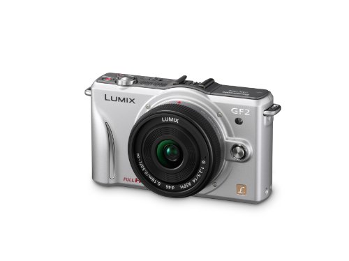 Panasonic Lumix DMC-GF2 12 MP Micro Four-Thirds Mirrorless Digital Camera with 3.0-Inch Touch-Screen LCD and 14mm f/2.5 G Aspherical Lens (Silver)