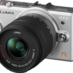 Panasonic Lumix DMC-GF2 12 MP Micro Four-Thirds Mirrorless Digital Camera with 3.0-Inch Touch-Screen LCD and 14mm f/2.5 G Aspherical Lens (Silver)