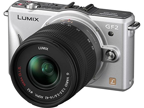 Panasonic Lumix DMC-GF2 12 MP Micro Four-Thirds Mirrorless Digital Camera with 3.0-Inch Touch-Screen LCD and 14mm f/2.5 G Aspherical Lens (Silver)