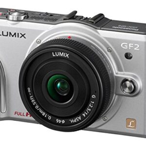 Panasonic Lumix DMC-GF2 12 MP Micro Four-Thirds Mirrorless Digital Camera with 3.0-Inch Touch-Screen LCD and 14mm f/2.5 G Aspherical Lens (Silver)