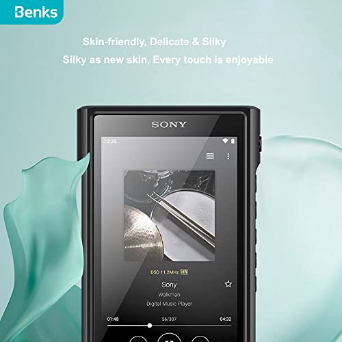 Benks Flexible Slim PC+TPU Protective Armor Shell Skin Case Cover for Sony Walkman NW-WM1AM2 WM1AM2 NW-WM1ZM2 WM1ZM2 (Benks Black case)