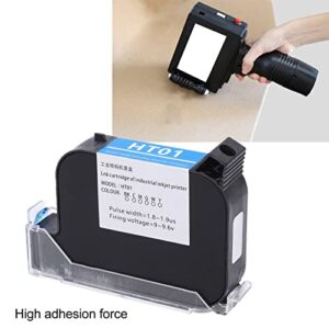 Fafeicy HT01 42ML Handheld Printer Ink Cartridge, Rapid Drying Inkjet Printer Cartridge Replacement 12.7mm (Blue)