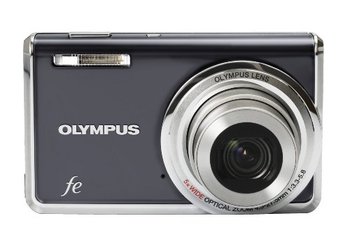 Olympus FE-5020 12MP Digital Camera with 5x Wide Angle Optical Zoom and 2.7 inch LCD (Dark Grey)