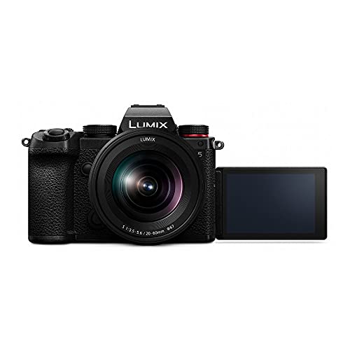 Panasonic DC-S5KK LUMIX S5 4K Mirrorless Full-Frame L-Mount Camera with 20-60mm Lens and 70-200mm f/2.8 Telephoto Lens and DMW-BLK22 Battery Bundle (3 Items)