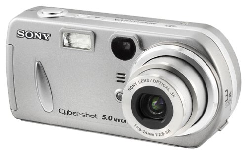 Sony DSCP92 Cyber-shot 5MP Digital Camera w/ 3x Optical Zoom