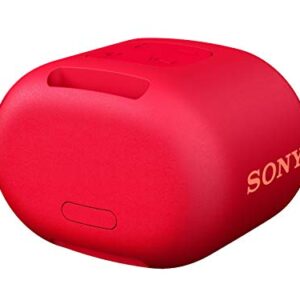 Sony SRS-XB01 Compact Portable Bluetooth Speaker: Loud Portable Party Speaker - Built in Mic for Phone Calls Bluetooth Speakers - Red - SRS-XB01