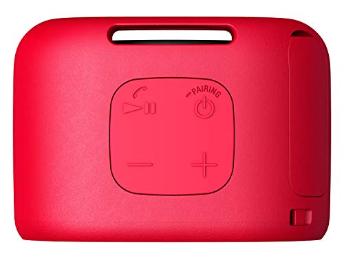 Sony SRS-XB01 Compact Portable Bluetooth Speaker: Loud Portable Party Speaker - Built in Mic for Phone Calls Bluetooth Speakers - Red - SRS-XB01