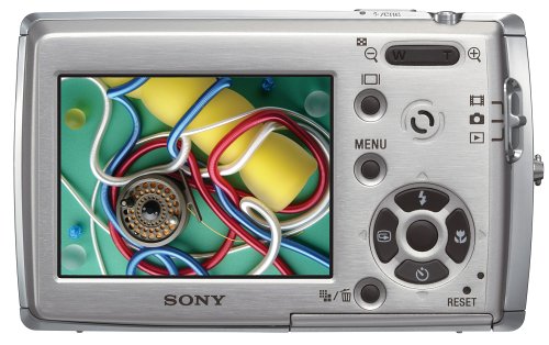 Sony Cybershot DSCT33 5.1MP Digital Camera with 3x Optical Zoom (Includes Docking Station)