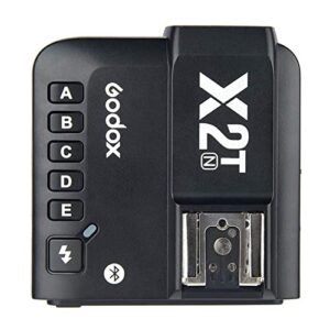 godox x2t-n 2.4g wireless flash trigger transmitter compatible with nikon camera support i-ttl hss 1/8000s group function led control panel