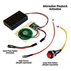 Talking Products, MP3 Sound Chip Module, 4MB Memory, with AAA Battery Box. Create Your own Personalised Musical Model or Gift (Push Button)