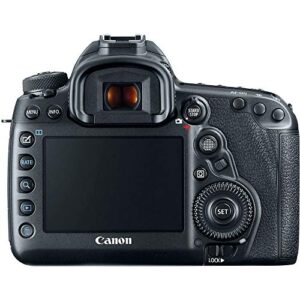 Canon EOS 5D Mark IV DSLR Camera (Body Only) (1483C002), 64GB Memory Card, Case, Corel Photo Software, 2 x LPE6 Battery, Charger, Card Reader, LED Light, HDMI Cable + More (Renewed)