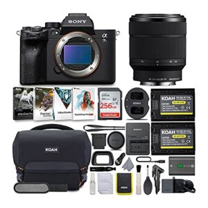sony alpha a7s iii mirrorless digital camera with 28-70mm lens bundle (6 items)
