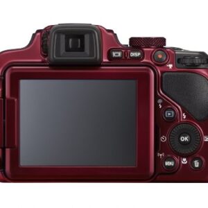 Nikon COOLPIX P600 16.1 MP Wi-Fi CMOS Digital Camera with 60x Zoom NIKKOR Lens and Full HD 1080p Video (Red) (Discontinued by Manufacturer)