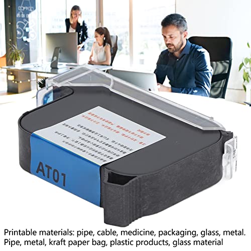 Hilitand Handheld Printer 42ML Inkjet Cartridge Large Capacity Ink Cartridge ABS Printer Cartridge for Wood Aluminum Paper Printing