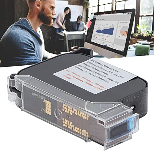 Hilitand Handheld Printer 42ML Inkjet Cartridge Large Capacity Ink Cartridge ABS Printer Cartridge for Wood Aluminum Paper Printing