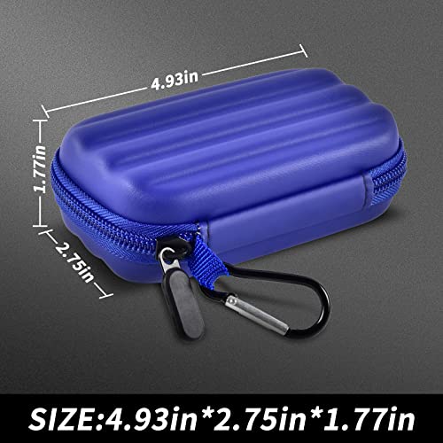 Case Compatible with iWALK Small Portable Charger 4500mAh/ 4800mAh/ 3350mAh Power Bank, Battery Pack Storage Holder Bag Fits for USB Cable and Accessories (Box Only) - Blue