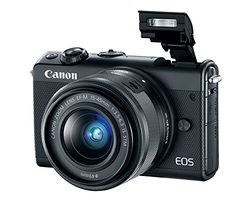 Canon EOS M100 Mirrorless Camera w/ 15-45mm Lens - Wi-Fi, Bluetooth, and NFC enabled (Black) (2209C011)