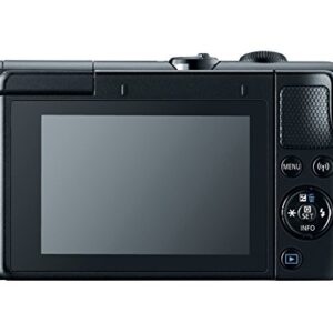 Canon EOS M100 Mirrorless Camera w/ 15-45mm Lens - Wi-Fi, Bluetooth, and NFC enabled (Black) (2209C011)