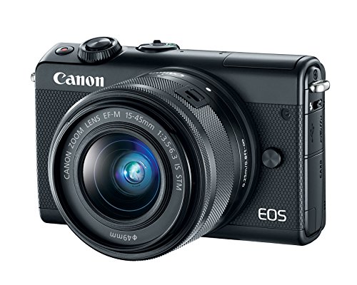Canon EOS M100 Mirrorless Camera w/ 15-45mm Lens - Wi-Fi, Bluetooth, and NFC enabled (Black) (2209C011)
