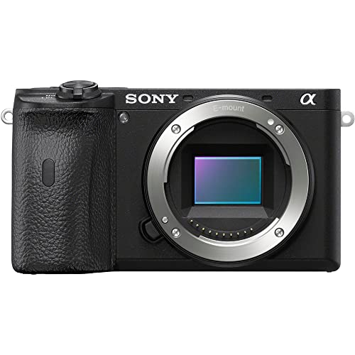 Sony a6600 Mirrorless Camera (ILCE6600/B) E 16-55mm Lens (SEL1655G) + Filter Kit + Wide Angle Lens + Color Filter Kit + Bag + NP-FZ100 Compatible Battery + 64GB Card + Card Reader + More