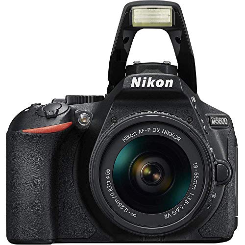 Nikon D5600 DSLR Camera with 18-55mm Lens (1576) + Nikon 70-300mm Lens + 64GB Card + Case + Corel Photo Software + EN-EL14 A Battery + HDMI Cable + Cleaning Set + More (International Model) (Renewed)