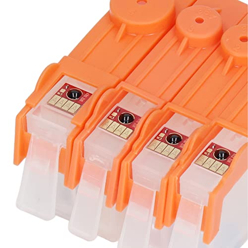 Fafeicy 4PCS Ink Cartridge,Permanent Chip Replacement Refill Ink Cartridge PP for Office (HP 905)