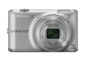 nikon coolpix s6400 16 mp digital camera with 12x optical zoom and 3-inch lcd (silver) (old model)