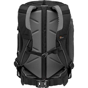 Lowepro LP37268-PWW Pro Trekker BP 350 AW II Outdoor Camera Backpack with Maxfit Dividers, Fits 15-inch Laptop/iPad, for Pro Mirrorless and DSLR, Gimbal, Drone, DJI, Black/Dark Grey