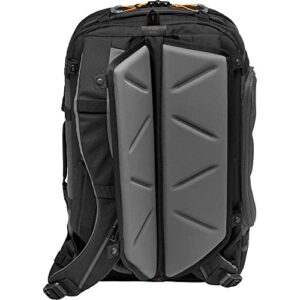 Lowepro LP37268-PWW Pro Trekker BP 350 AW II Outdoor Camera Backpack with Maxfit Dividers, Fits 15-inch Laptop/iPad, for Pro Mirrorless and DSLR, Gimbal, Drone, DJI, Black/Dark Grey