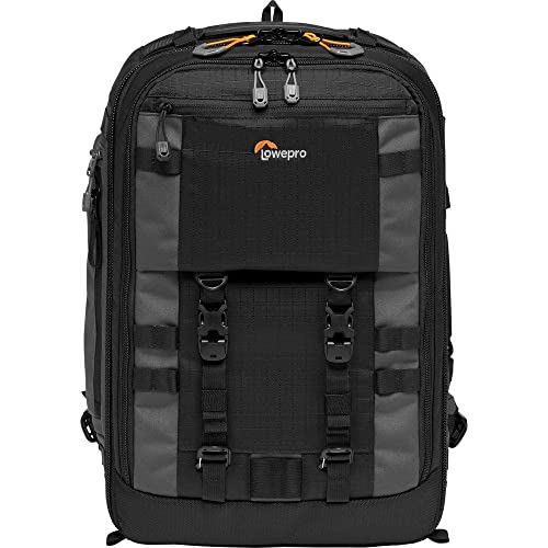 Lowepro LP37268-PWW Pro Trekker BP 350 AW II Outdoor Camera Backpack with Maxfit Dividers, Fits 15-inch Laptop/iPad, for Pro Mirrorless and DSLR, Gimbal, Drone, DJI, Black/Dark Grey