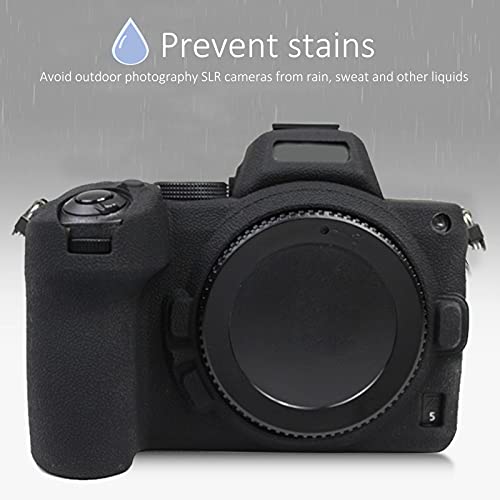 Archuu Protective Housing Camera Cover, Professional Soft Silicone Rubber Camera Protective Cover Case Skin for Nikon Z5, Waterproof Shockproof Full Body Shell