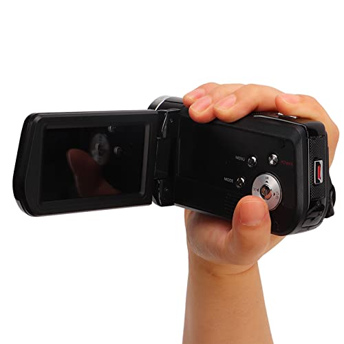 ASHATA Digital Camera, 4K HD Camera with 3 inch IPS Screen 270 Degree Rotation, 13MP CMOS Sensor and 30X Zoom, DV Camera Night Vision Recording Shooting(US)