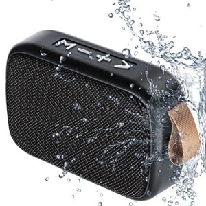 bluetooth speakers,ipx7 waterproof shower speakers,portable wireless speaker with stereo sound,support fm radio,outdoor wireless speaker for iphone ios/android at party, travel, beach, home, camping