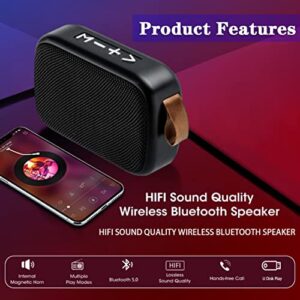 Bluetooth Speakers,IPX7 Waterproof Shower Speakers,Portable Wireless Speaker with Stereo Sound,Support FM Radio,Outdoor Wireless Speaker for iPhone iOS/Android at Party, Travel, Beach, Home, Camping