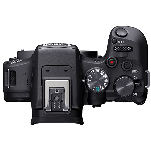 Canon EOS R10 Mirrorless Camera (5331C002) + 2 x Sony 64GB Tough SD Card + Bag + Charger + 2 x LPE17 Battery + Card Reader + LED Light + Corel Photo Software + Flex Tripod + More (Renewed)