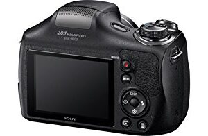 Sony Cyber-Shot DSC-H300 Digital Camera Black Bundle with Sandisk 16GB Memory Card, Camera Bag for DSLR, Table-top Tripod and 4X Rechargeable AA Batteries with Charger