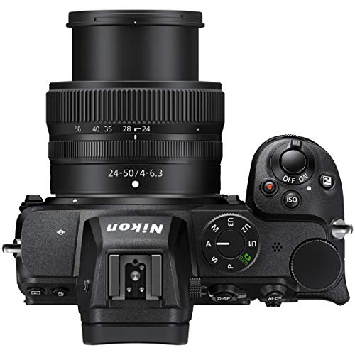 Nikon Z5 Mirrorless Full Frame Camera Body with 24-50mm f/4-6.3 Lens Kit FX-Format 4K UHD Bundle with Deco Gear Photography Backpack + Photo Video LED Lighting + 64GB Card + Software and Accessories