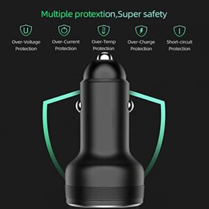 Warp Charge 30W 65W Car Charger Supervooc for Oneplus 11 10 9 Pro 9R 8T 10T 8 7T Nord N20 N300 N10 N100 N200 5G Dash Charge Car Fast Charging One Plus 7 6T 6 Black